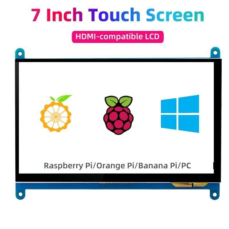 VN 7 Inch Touch Screen Raspberry Pi 5 Capacitive HDMI-compatible TFT ...