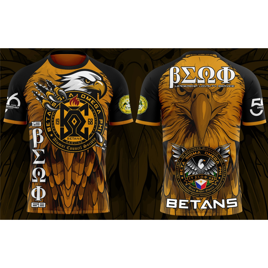 BETA SIGMA OMEGA PHI 1968 BETANS 3D ALL PRINT TSHIRT-FREE CUSTOM NAME ...