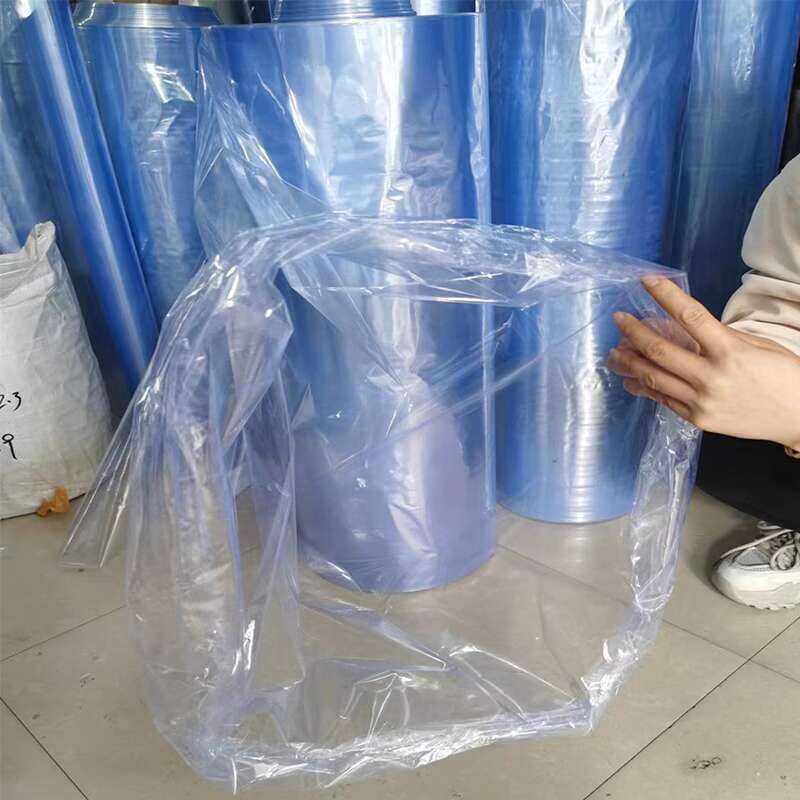 Large Size PVC Tubing Heat Shrink Transparent Tubular Cuttable for Home ...