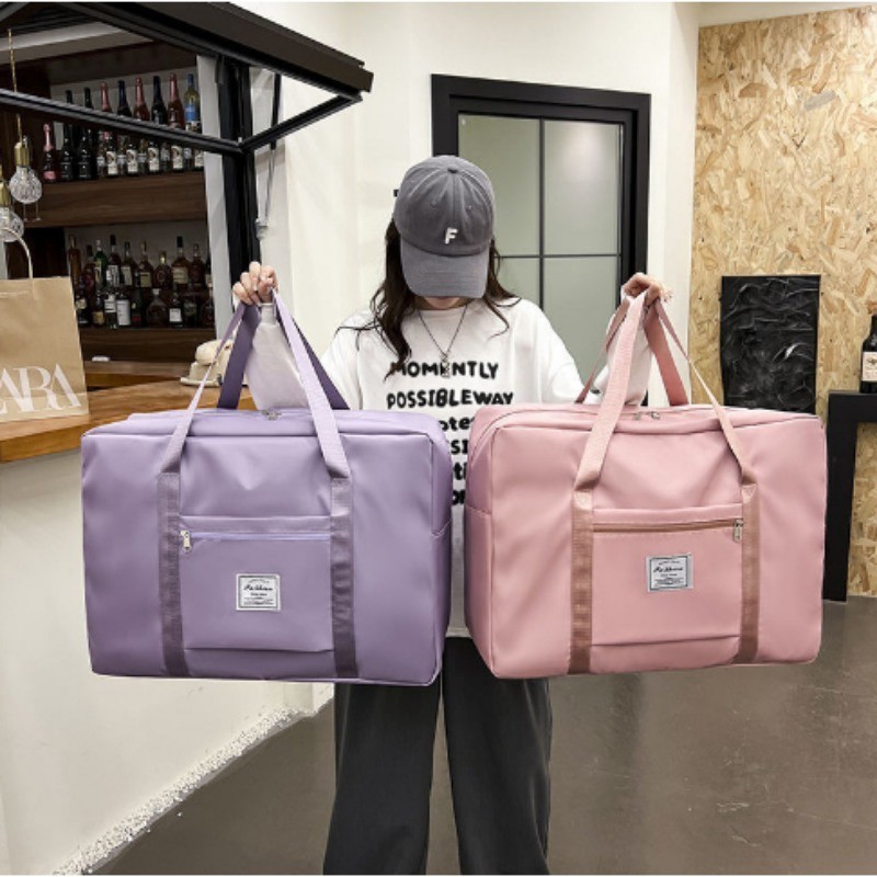 Large Capacity Waterproof Travel Bag for Women Foldable Duffle Gym Bag ...