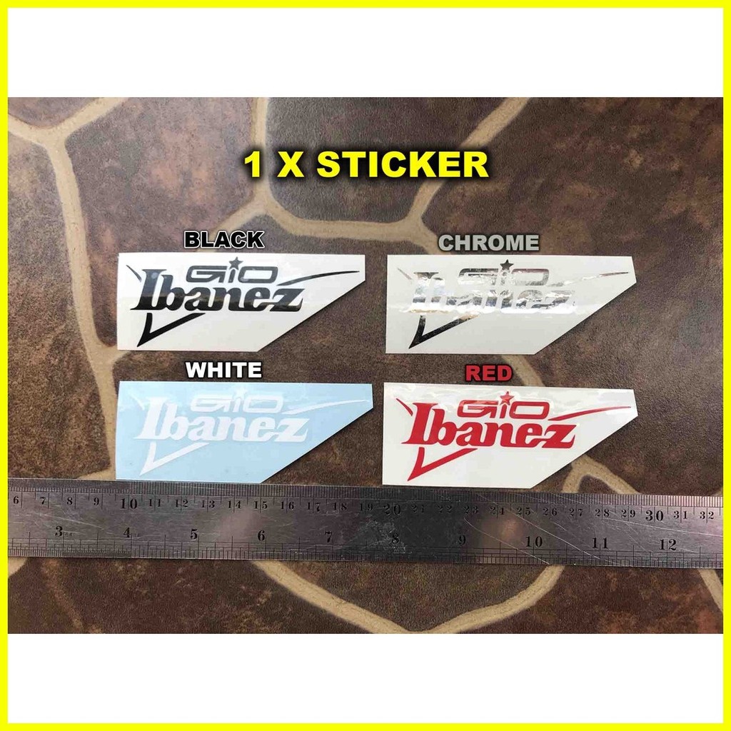 Ibanez Gio Standard Series Electric Headstock Guitar Sticker Not Decal ...