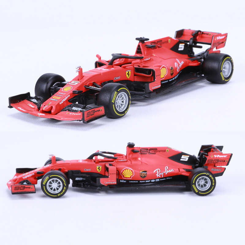 Scale 1:43 F1 Formula Racing Car Model 2019 Ferrari Sf90 Toy Simulation ...