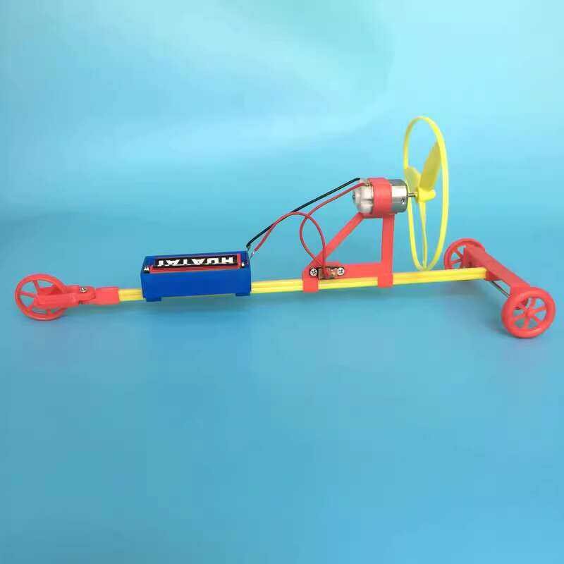DIY Air Propeller Electric Tricycle F1 Racing Car Science ...