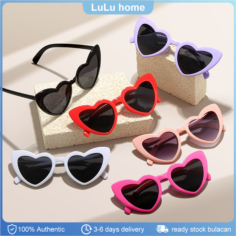 Fashion Retro Love Heart Shaped Love Sunglasses Women Sunglasses