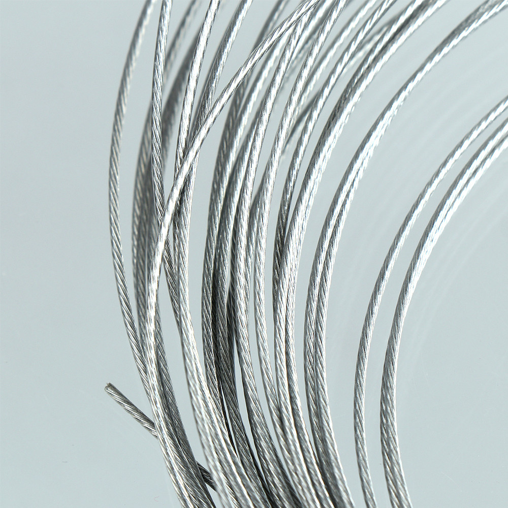 1 Roll Fishing Steel Wire 10m 7 Strands Braided Leader Sea Fishing ...
