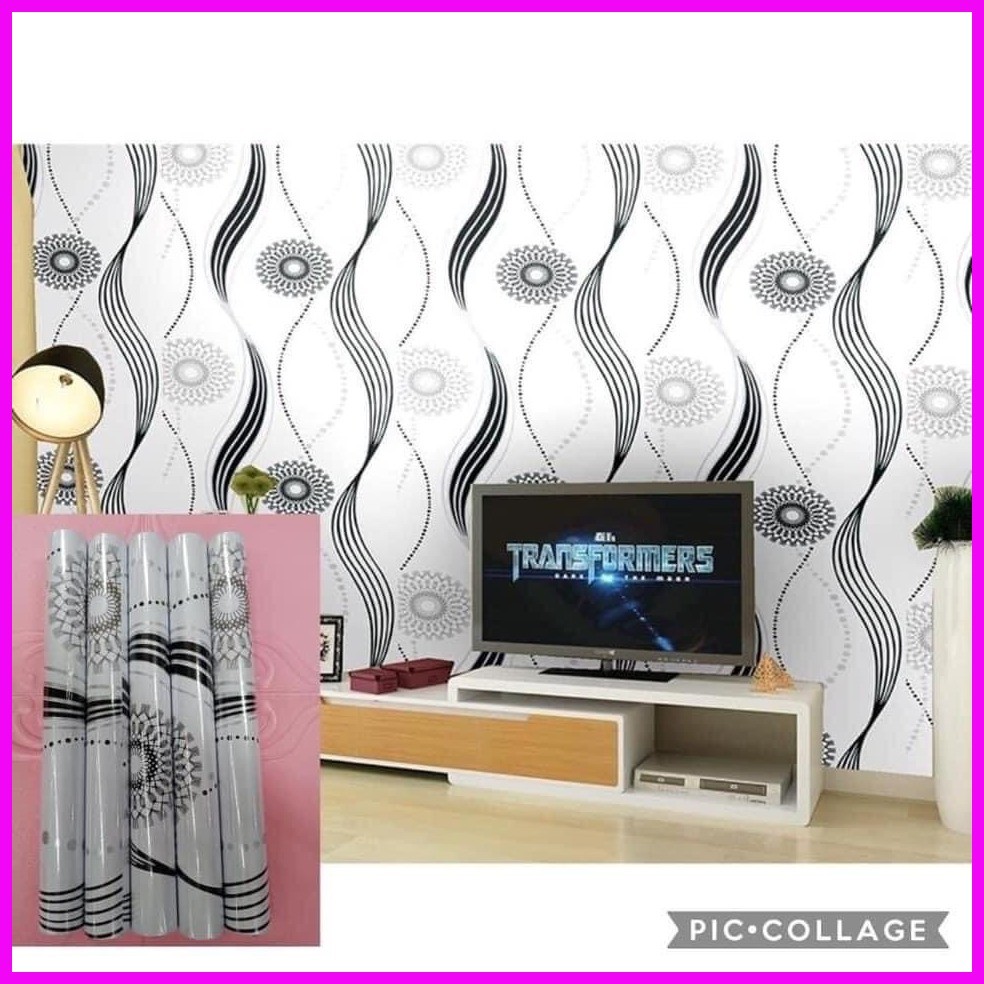 ∩ ☀ Pvc Wallpaper Self Adhesive Home Decor Wall Sticker | Shopee ...