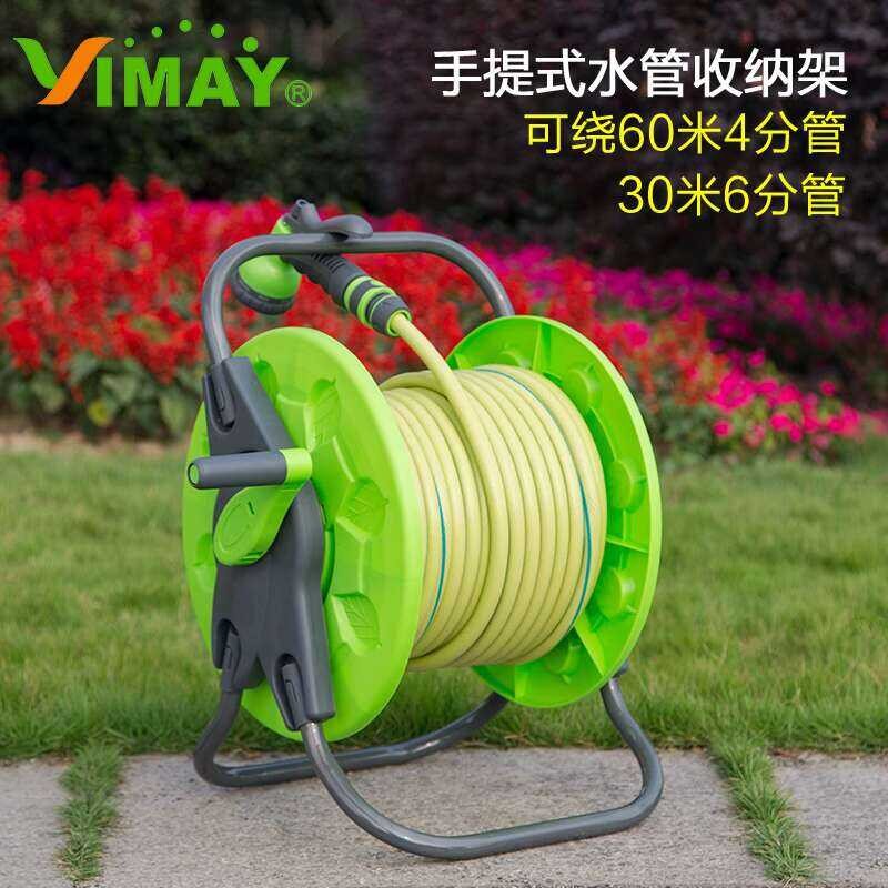 Hand Crank Household Soft Hose Reel Storage Rack Winding Tray For ...