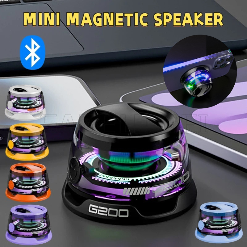 Mini Light Speaker G200 Bluetooth Magnetic Speaker Portable Pocket ...