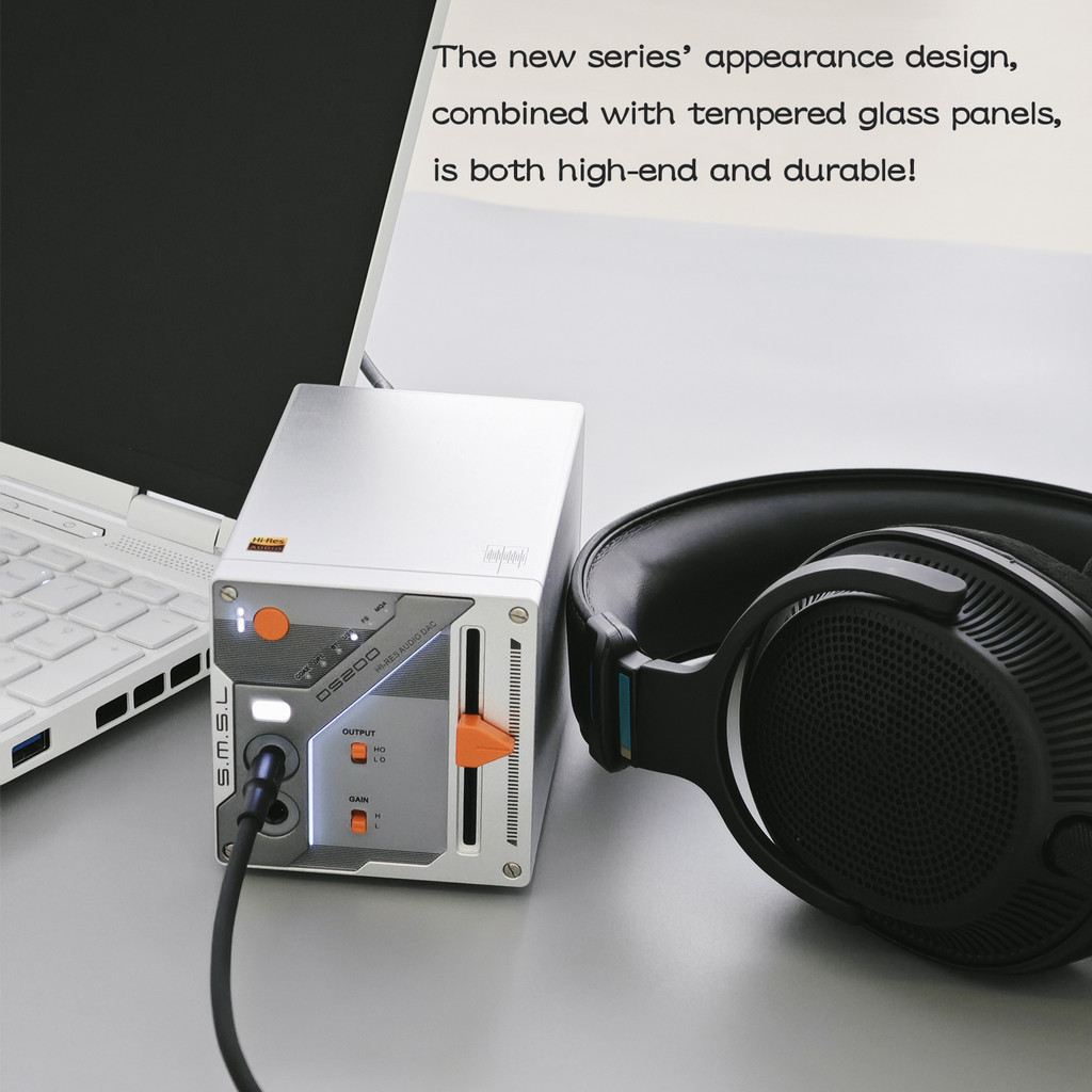 DAC Y Amplificador Para Auriculares SMSL DS200 - Bluetooth 5.1, MQA, Chips CS43131, Salidas 3.5mm Y 4.4mm Balanceado, Alta Resolución