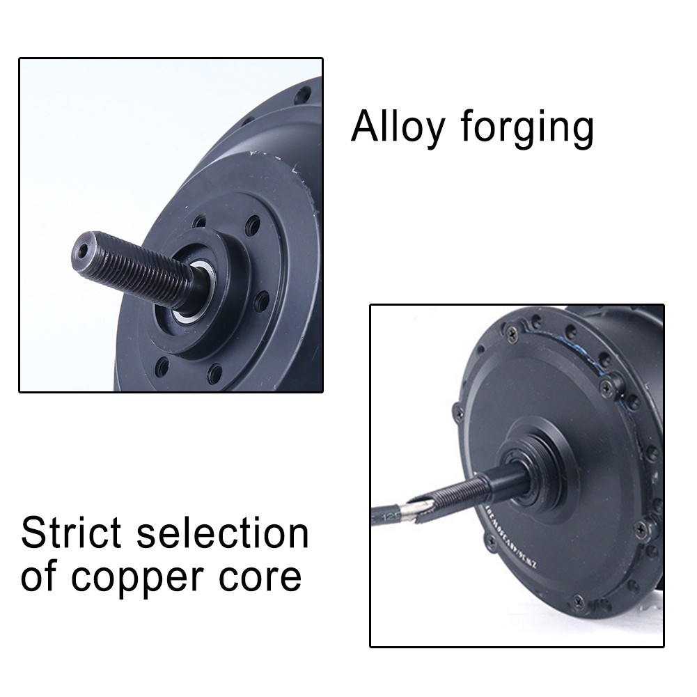 【ACT】Wheel Hub Motor Electric Bike Motor 36-48V 350W Brushless E-bike ...