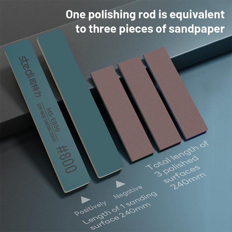 [Live] 6pcs Stedi Semi-Rigid Sponge Polishing Rod ,Sandpaper Polisher ...