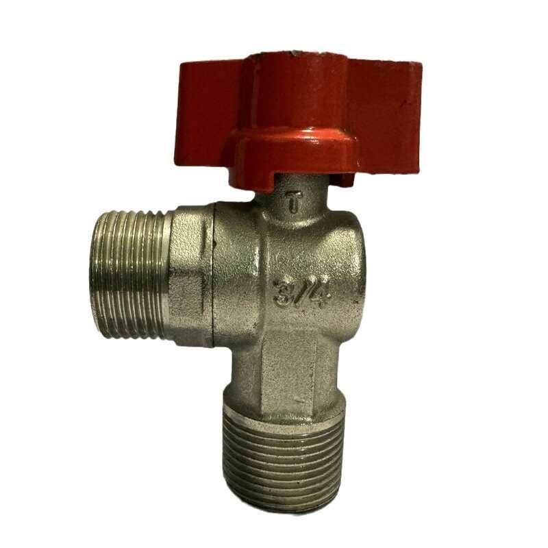 Handle Straight Red Triangle Valve Brass Electroplated Thickened Angle ...