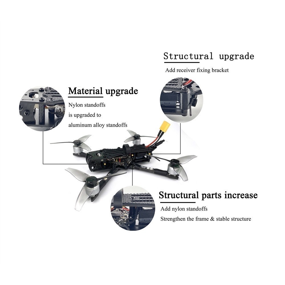 DarwinFPV Baby Ape Pro V3 FPV Flight Control Quadcopters 3 Inch F4 OSD ...