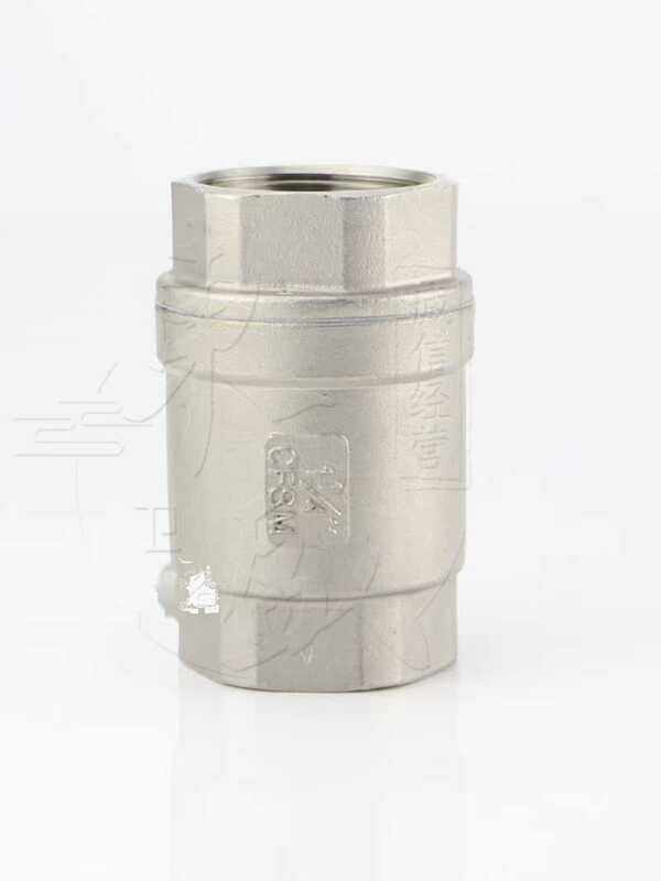 304/316 Stainless Steel Vertical /Internal Thread Spring Check 1/2