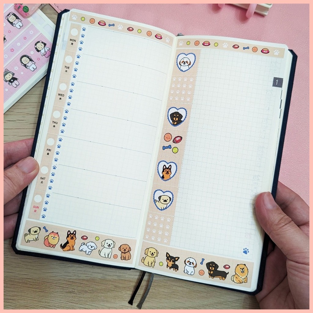⛹ Hobonichi Weeks Sticker Kits, Planner Stickers | Shopee Philippines