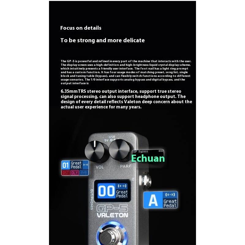 Valeton Electric Guitar Integrated Effect Device GP-5 Stubborn Single ...