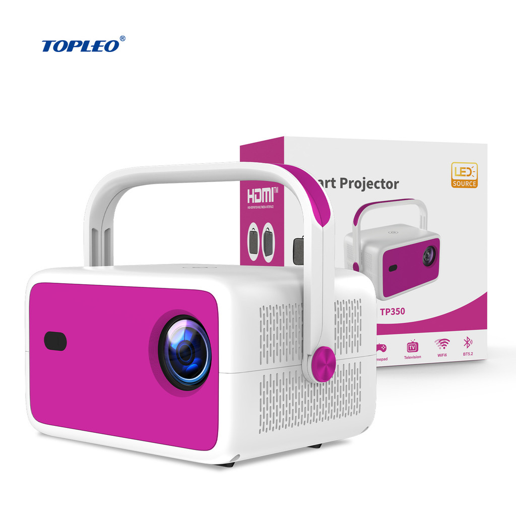 New HD 4K Projector Wireless 1080p Portable Projector Home Bedroom ...