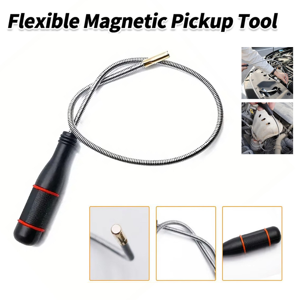 Car Magnetic Picking Tools Portable Magnet Grabber Pickup Magnetic Pip ...