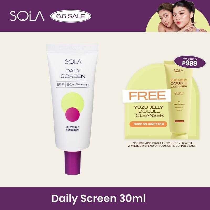 SOLA Daily Screen SPF 50+ Pa++++ 30Ml D42 | Shopee Philippines