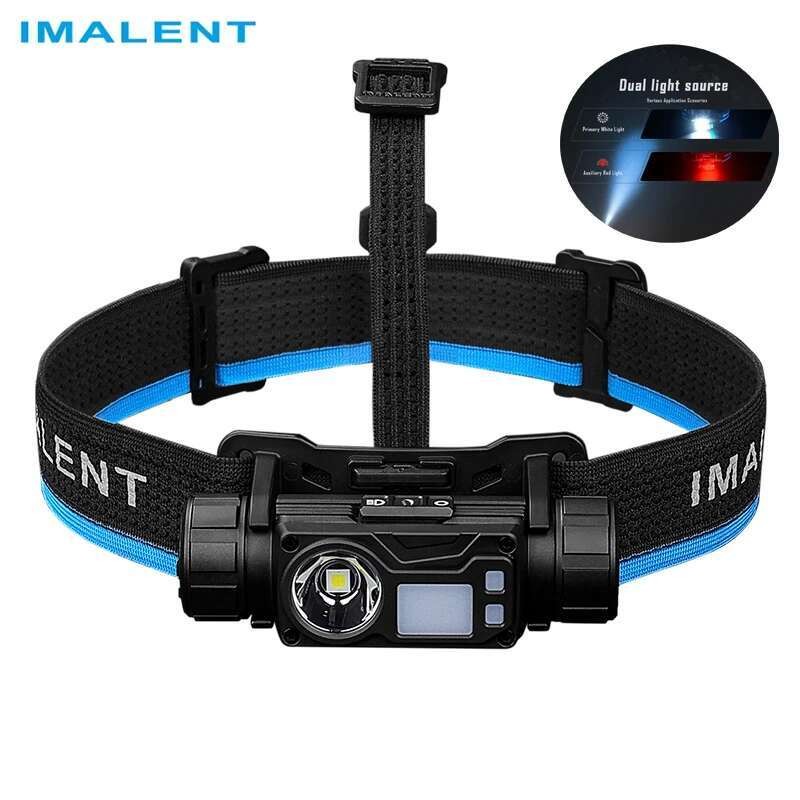 IMALENT HT50 Led-hoofdlamp met 3000 lumen, 318 meter lichtbereik, USB-C