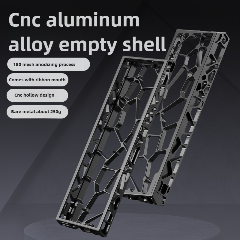 MT60he Anodizing Aluminum CNC Case For 60% Mechanical Gaming Keyboard Compatible Mad60 Wooting60 Venom60 Customize Keyboard I.357586880