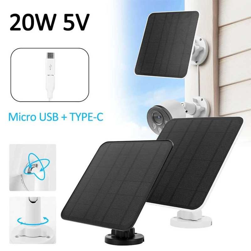 Supporto Clip Laterale 2-in-1 HOLACA Per Eufy 3/3C, 2C/2Pro, E20/E40 E Pannello Solare