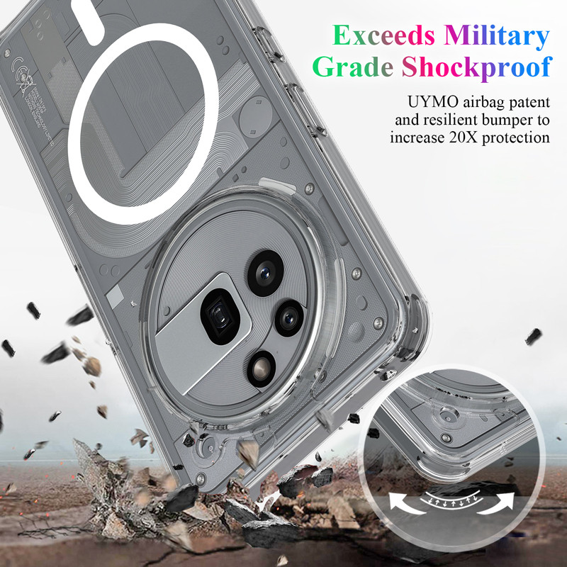 For Nothing Phone 3A Pro, 3A Case ELVEV Durable Acrylic Advanced ...
