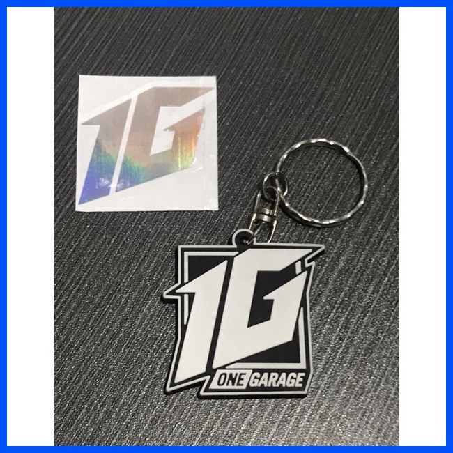 One Garage Rubber Keychain w/ Free Sticker | Shopee Philippines