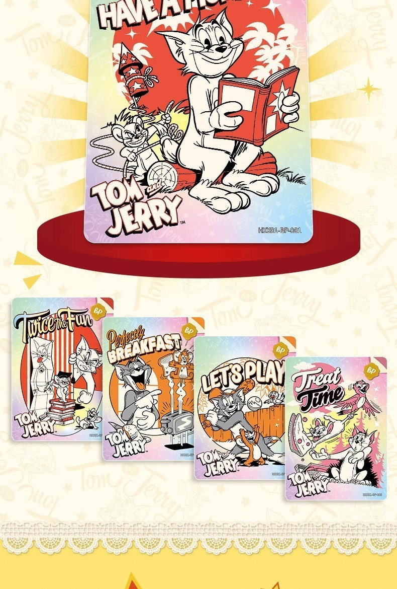 Kayou Tom and Jerry Card Game Cat and Jerry Card 10 Yuan Variety Pack ...