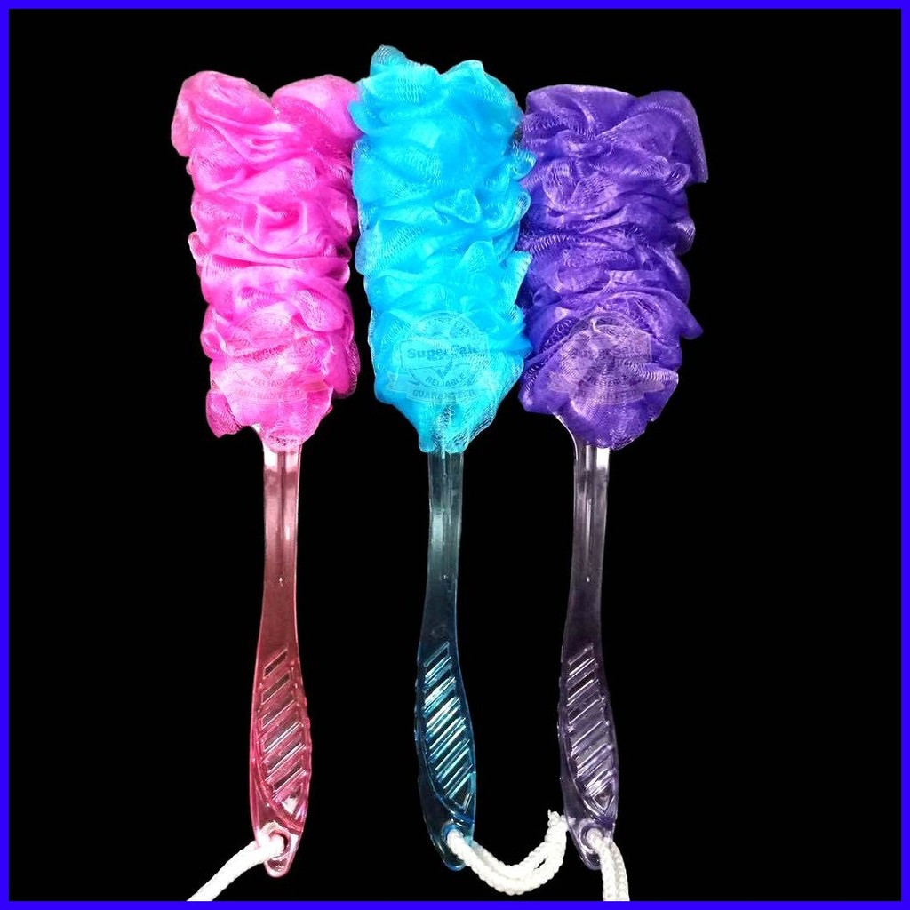Body Brush Scrub Nylon Sponge Panghilod Shower Loofah Bath With Handle ...
