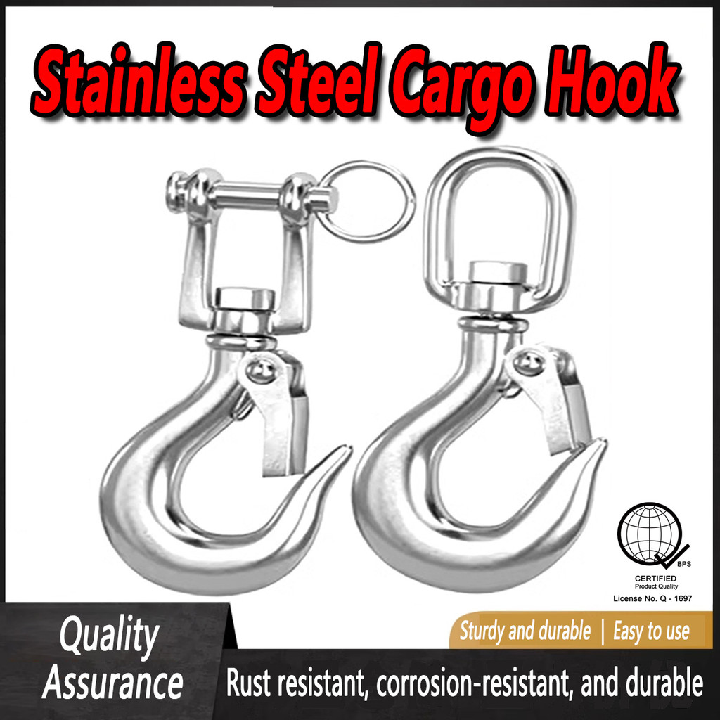 Stainless Steel Cargo Hook Directional Rotating Tick Crane Wire Rope ...