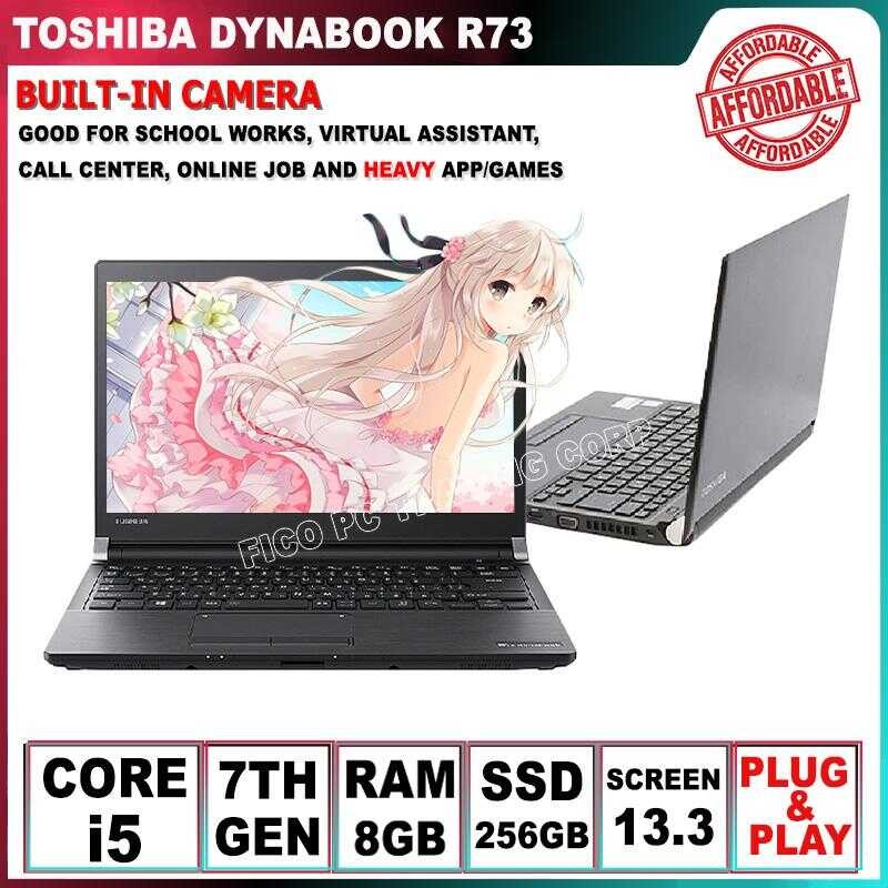 Toshiba Dynabook R73 13.3 Inches Core I5 7Th GEN Ddr4 8Gb RAM 256Gb SSD ...