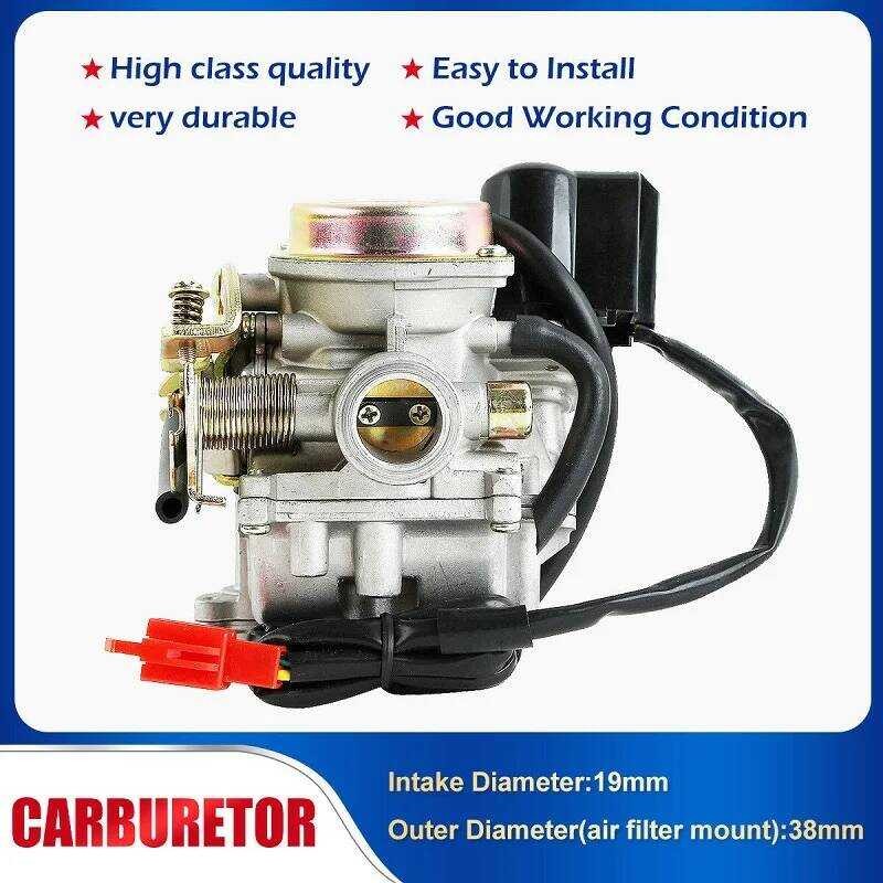 Motorcycle 1 5 New 50Cc SCOOTER Carb Carburetor ~ 4 Stroke For SUNL BA ...