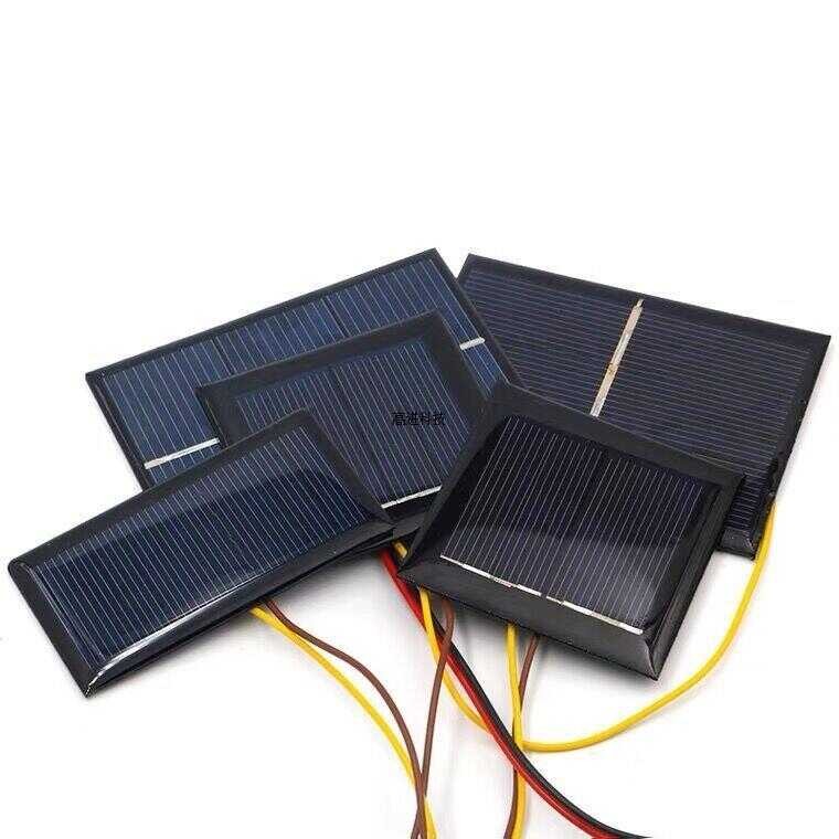 Epoxy Board Polycrystalline Panel 5V 2V Solar DIY Rechargeable Battery ...