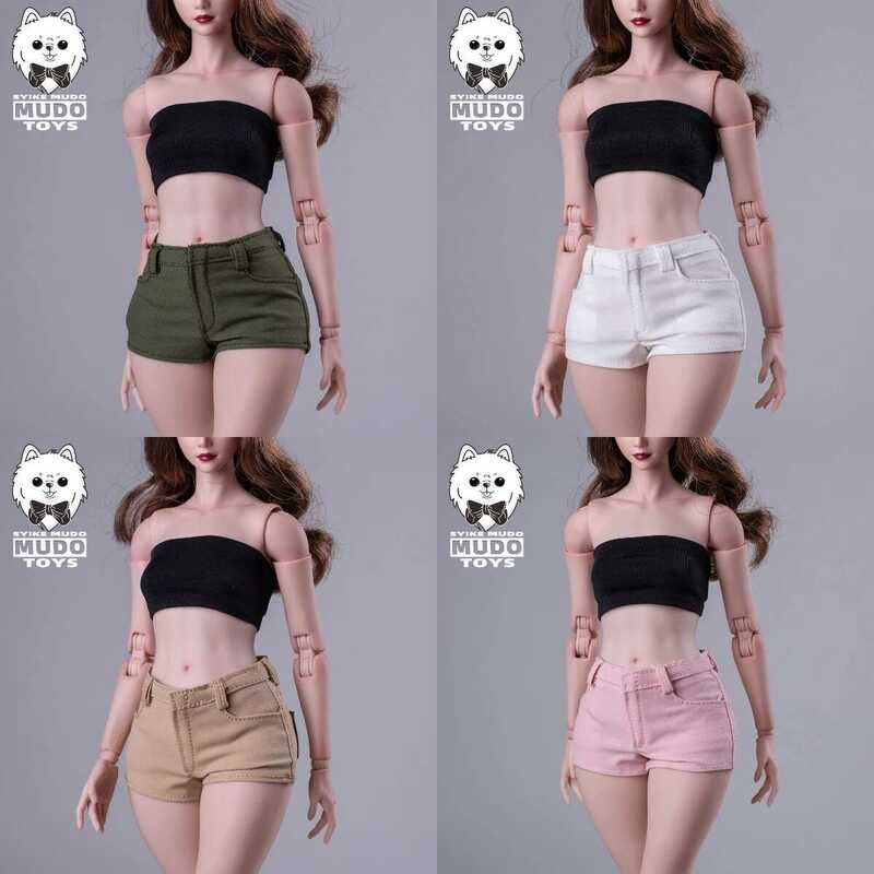 Ctc-005 1/6 Scale Female Stretch Hot Pants Shorts Clothes Model Fit 12 ...