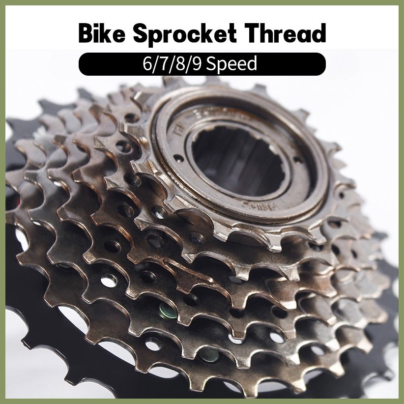 LONGGO Bike Sprocket Thread Type Cogs 6/7/8/9/10 Speed MTB Sprocket 14 ...