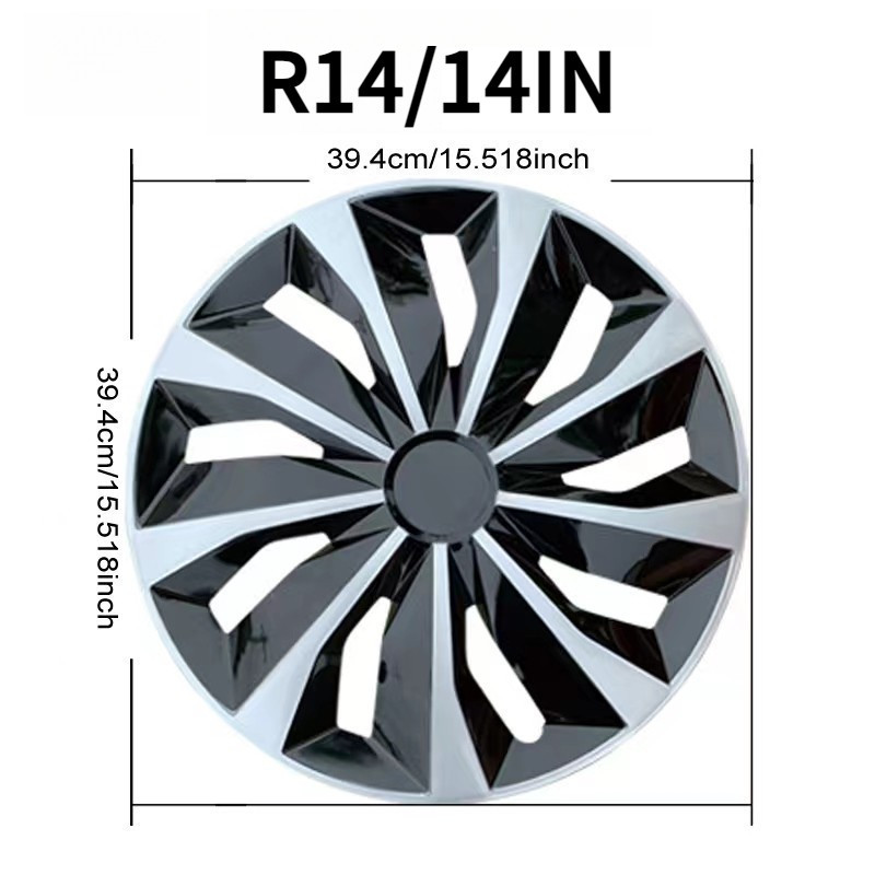 4 Pcs Set Universal Wheel Hub Cover R12/R13/R14/15/ Wheel Hubcap ...