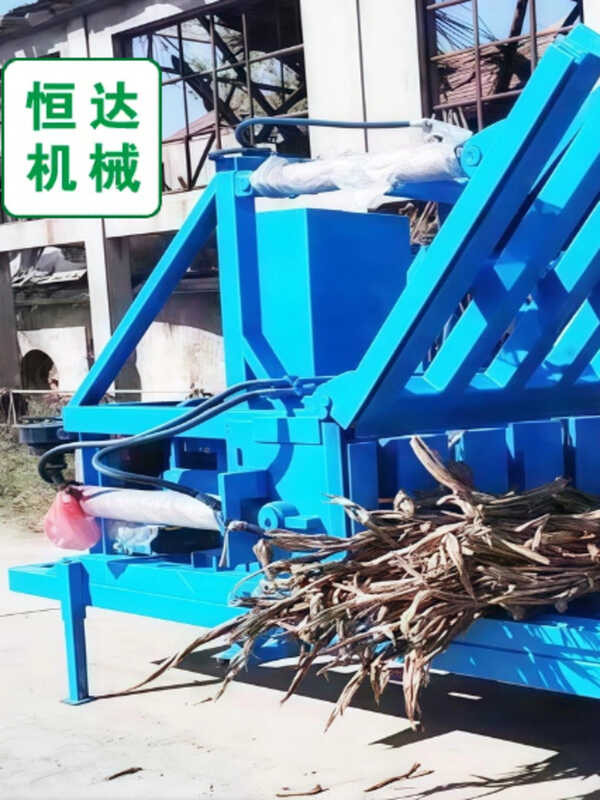 Mobile reed sand control grass compactor, straw hydraulic compression ...
