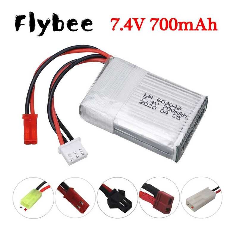 Batterie 7.4v Batterie Li-ion 7,4V 700mAh Avec Connecteur JST - Pour Bateaux RC Fei Lun FT007