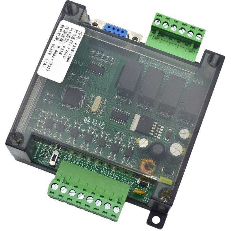 Industrial Control Board PLC Simple Small Programmable Controller FX1N ...