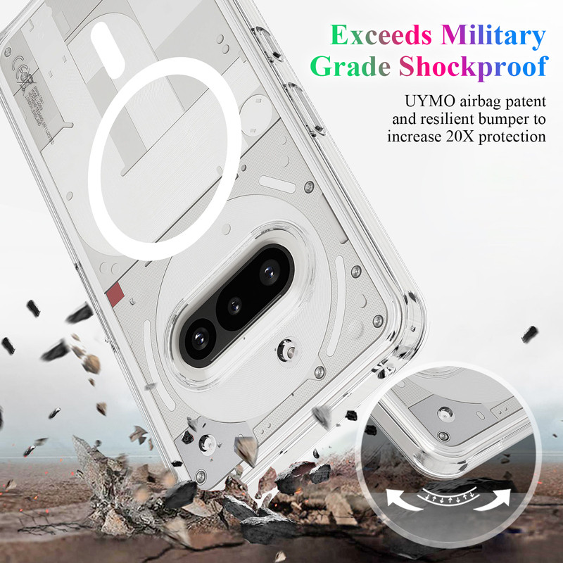 For Nothing Phone 3A Pro, 3A Case ELVEV Durable Acrylic Advanced ...