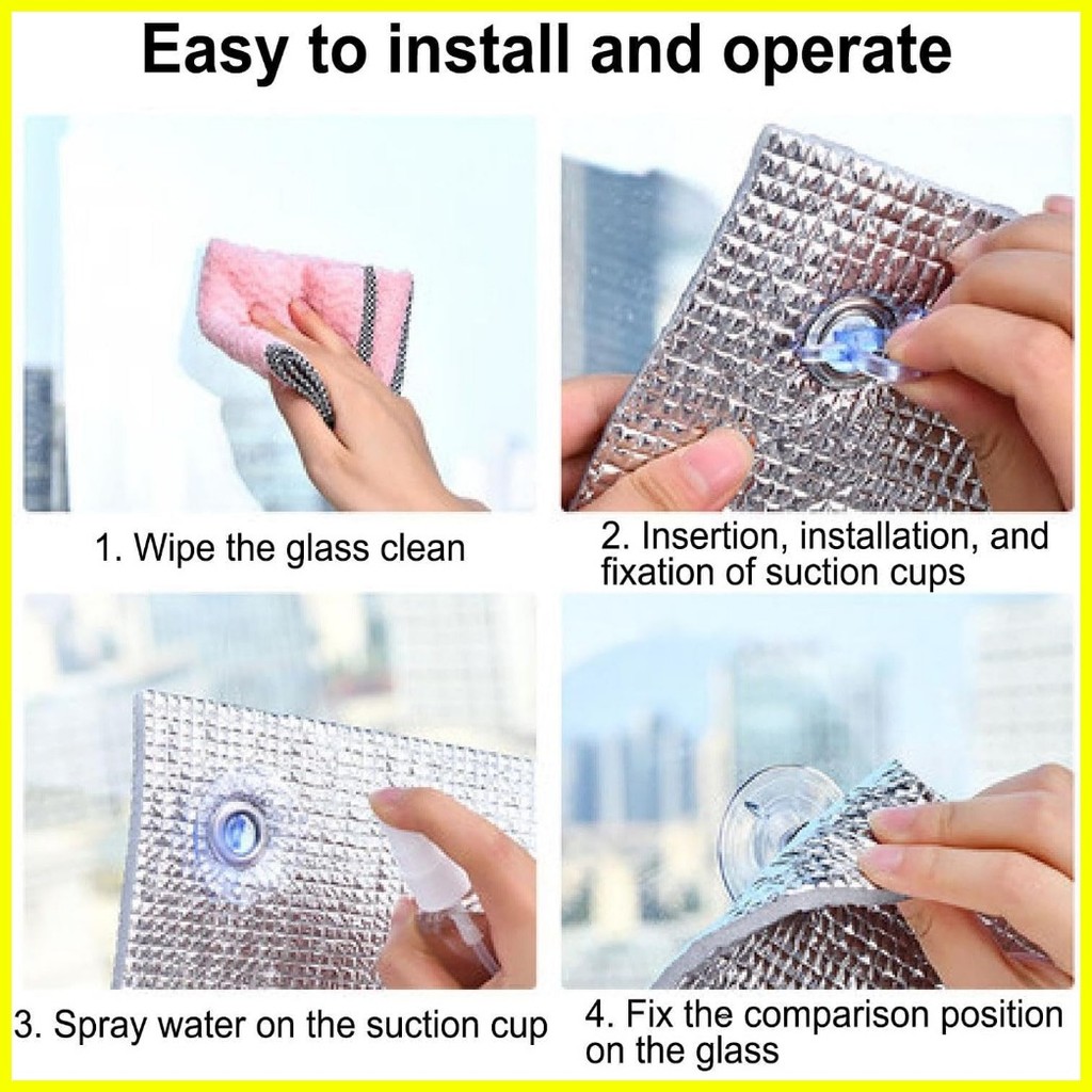 New Sunroom Insulation Film Aluminum Foil Glass Windows Balcony ...