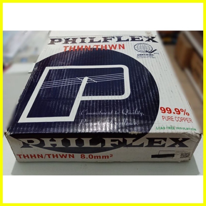 PHILFLEX THHN/THWN Stranded Wire #10AWG(5.5mm) or #8AWG(8.0mm) Entrada ...