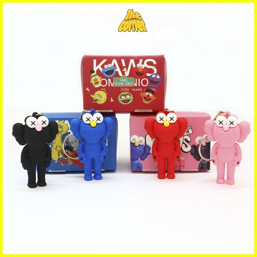 Kaws Seasame Street keychain (with box) | Shopee Philippines