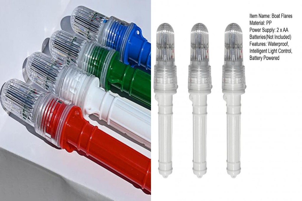thatsakes Adjustable Signaling Flares Led Lamp 3pcs Boat Flares High ...