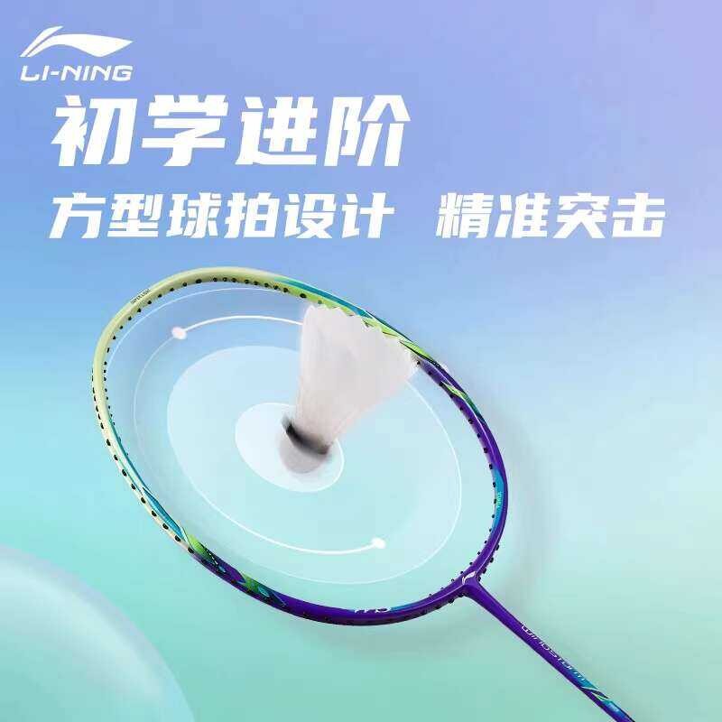 Li-Ning WS72 Badminton Beginner Women's Full Carbon Competition Single ...