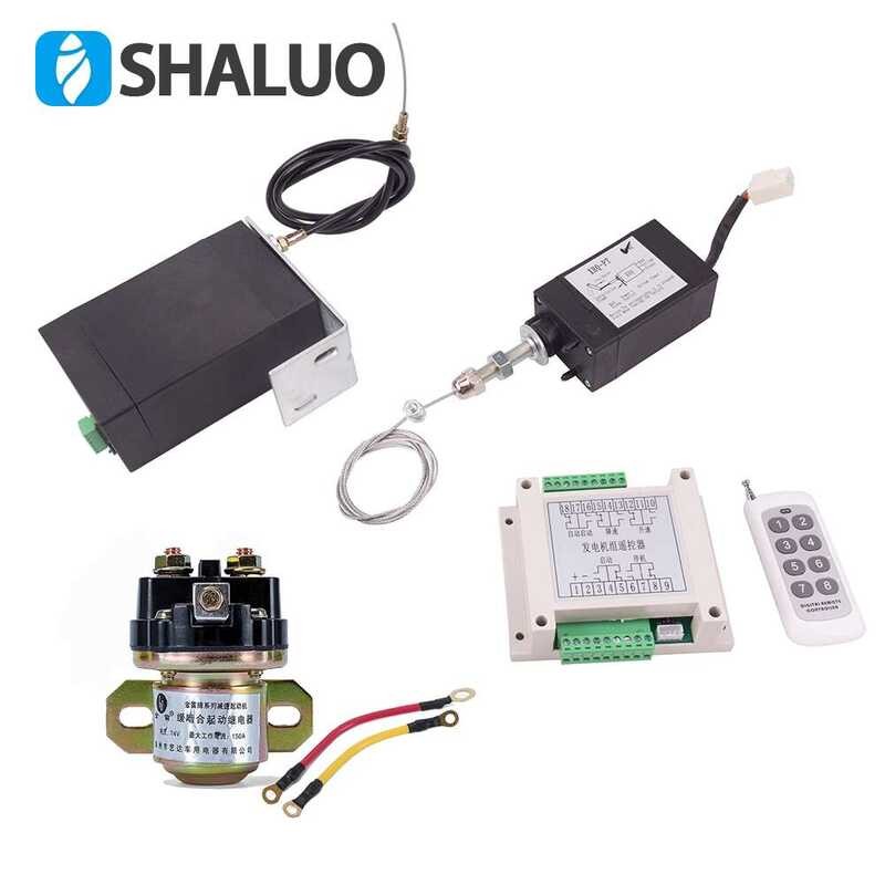 Diesel Engine One-Button Start and Stop Electronic Throttle Speed ...