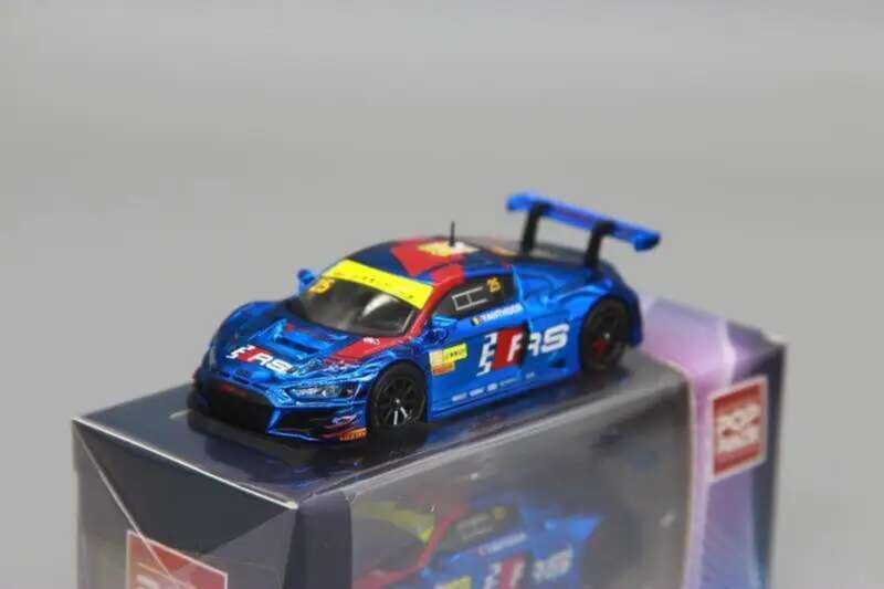 1:64 POPRACE R8 Au GT LMS Electroplated Blue Alloy Car Model | Shopee ...