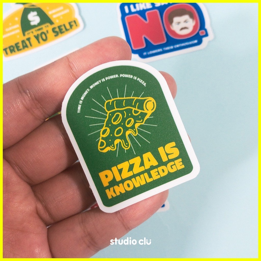 Parks and Recreation Vinyl Sticker Set | Sitcom Matte Waterproof ...