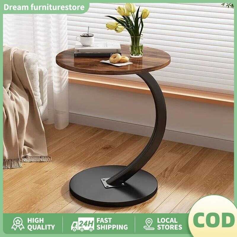 COD Nordic Side Table Small Coffee Simple Corner Bedside For Living ...